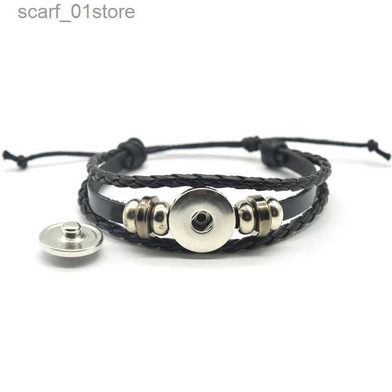 Chain 12 Zodiac Signs Constellation Charm Bracelet Men Women Fashion ltilayer Weave leather Bracelet Bangle Birtay GiftsL231115