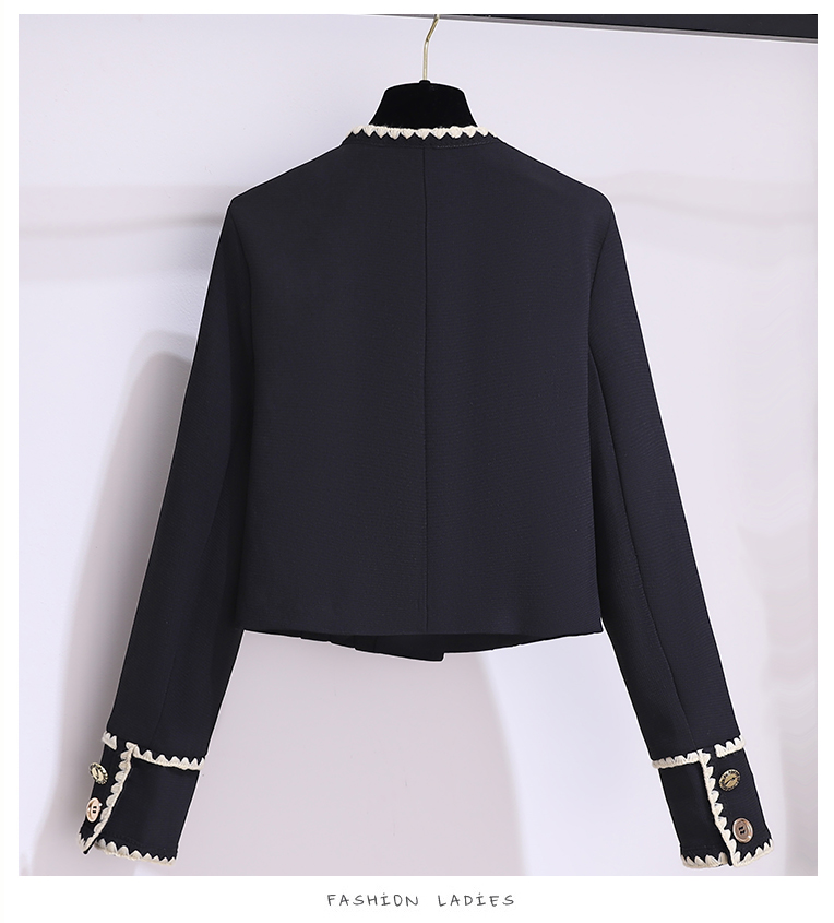 Two Dress Autumn Winter Tweed Suit High Quality Women Single Breasted Short Jacket Coat Ball Gown Mini Skirt Female 2 Piece Set