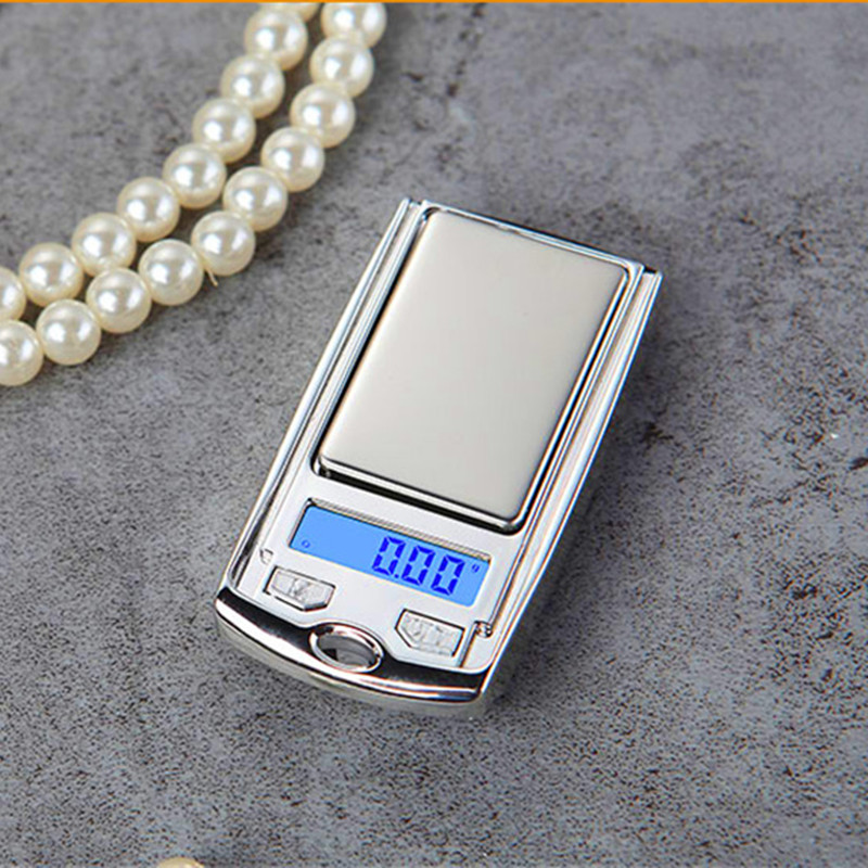 Portable Mini Digital Pocket Scales Car Key 200g 100g 0.01g for Gold Sterling Jewelry Gram Balance Weight Electronic Precision Scales with Retail Pack - view 1