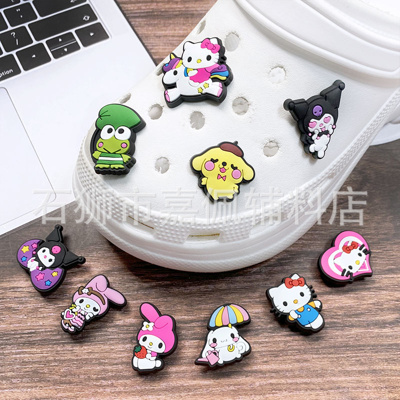 Anime charms wholesale childhood memories melody cats girls playmates funny gift cartoon croc charms shoe accessories pvc decoration buckle soft rubber clog, Equally mixed colors
Anime charms wholesale childhood memories melody cats girls playmates funny gift cartoon croc charms shoe accessories pvc decoration buckle soft rubber clog, Equally mixed colors