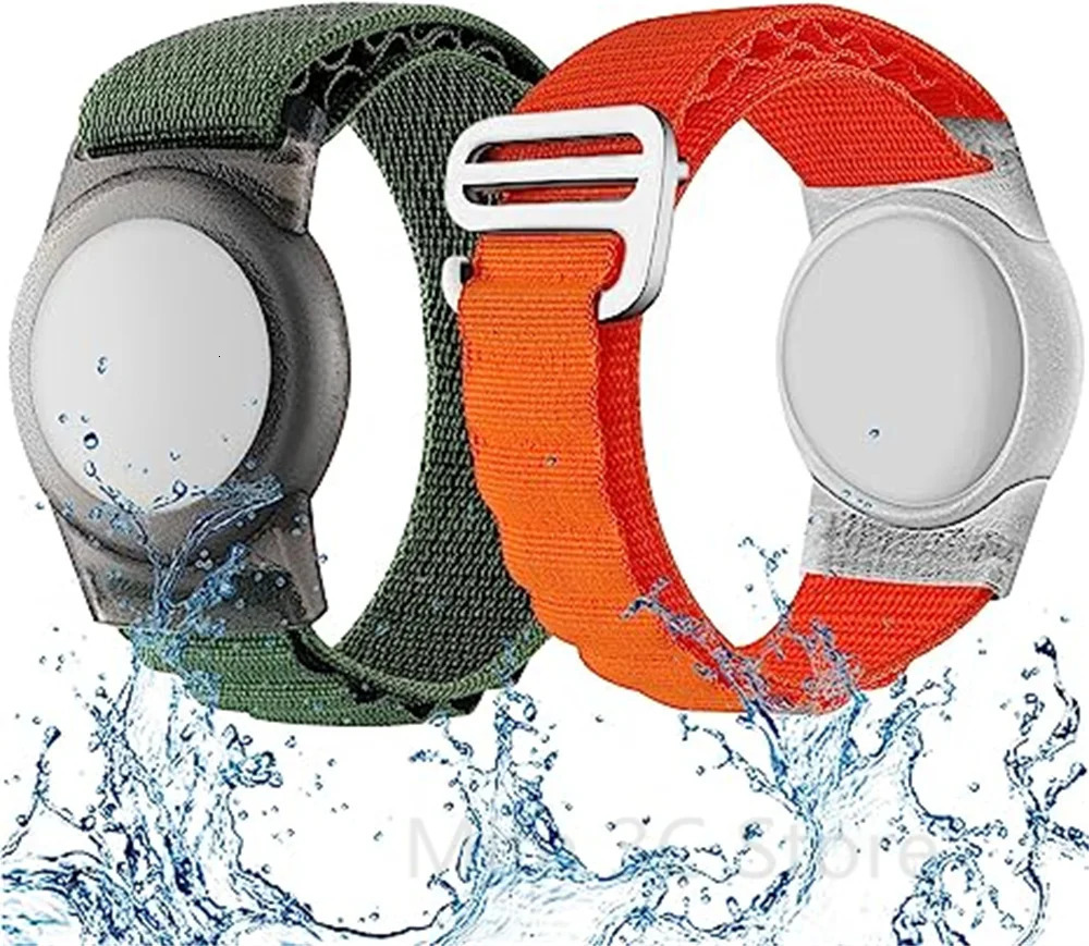 Watch Bands Waterproof Bracelet For AirTag for Kids Nylon Case Wristband for AirTag Adjustable Anti-Lost Watch Band GPS Tracker Cover 231115