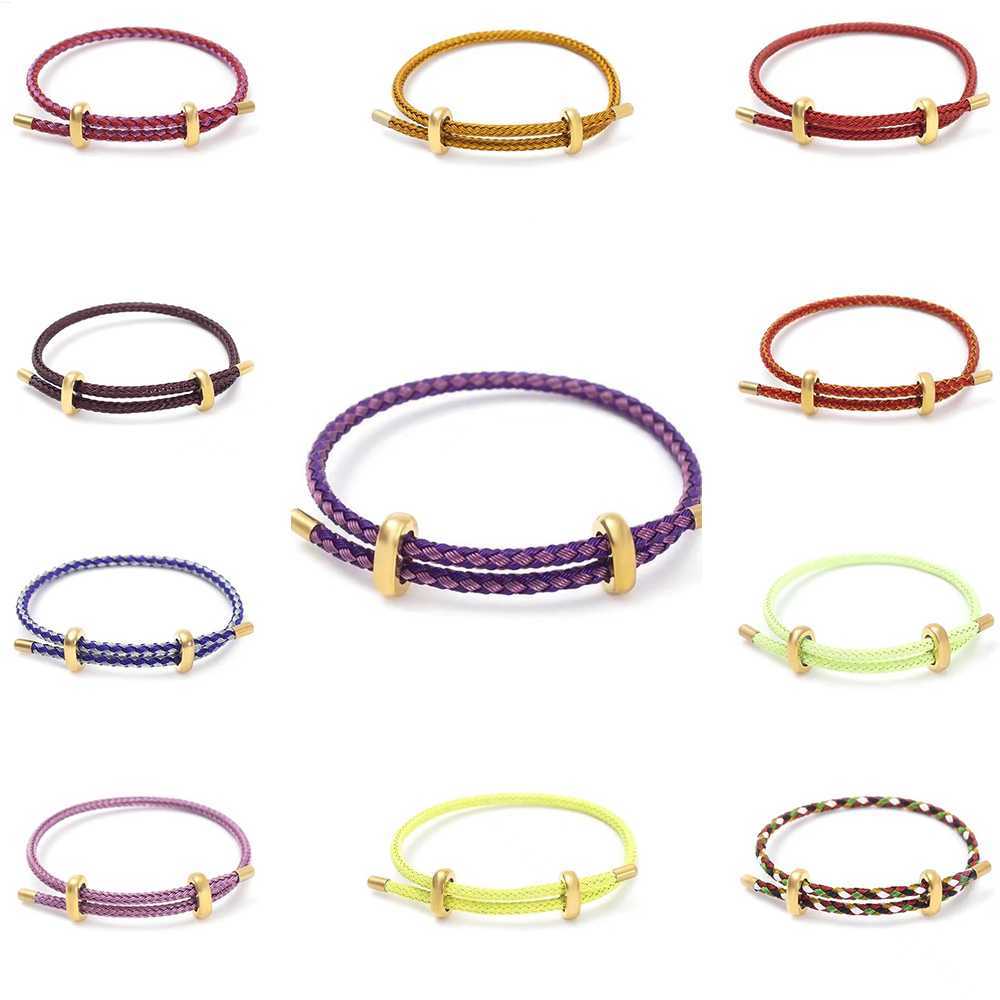 Bracelets Quality Women Girls Stainless Steel Braided Rope Bracelet Fashion Simple Lucky Rope Bracelet Couple Letter h Bracelets
Bracelets Quality Women Girls Stainless Steel Braided Rope Bracelet Fashion Simple Lucky Rope Bracelet Couple Letter h Bracelets