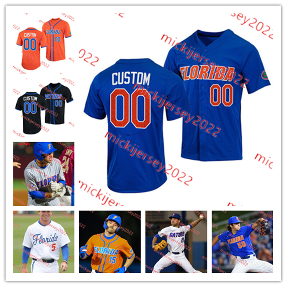 Wyatt Langford Jac Caglianone Florida Gators Baseball Jersey Cade Kurland Custom Mens Youth Josh Rivera Ty Evans BT Riopelle Michael Robertson Florida Jerseys
