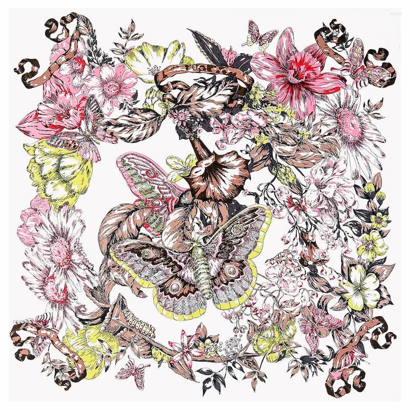 Scarves 130cm Butterfly Flower Square Women Silk Scarf 2023 Pashmina Fashion Shawl Design Kerchief BeachTowel
Scarves 130cm Butterfly Flower Square Women Silk Scarf 2023 Pashmina Fashion Shawl Design Kerchief BeachTowel
