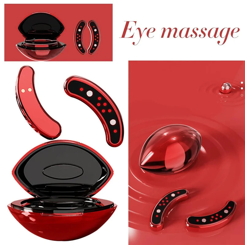 Eye Massager EMS Electric Compress Anti Aging Anti Wrinkle Removes Dark Circles and Fine Lines Protection Beauty Device 231115