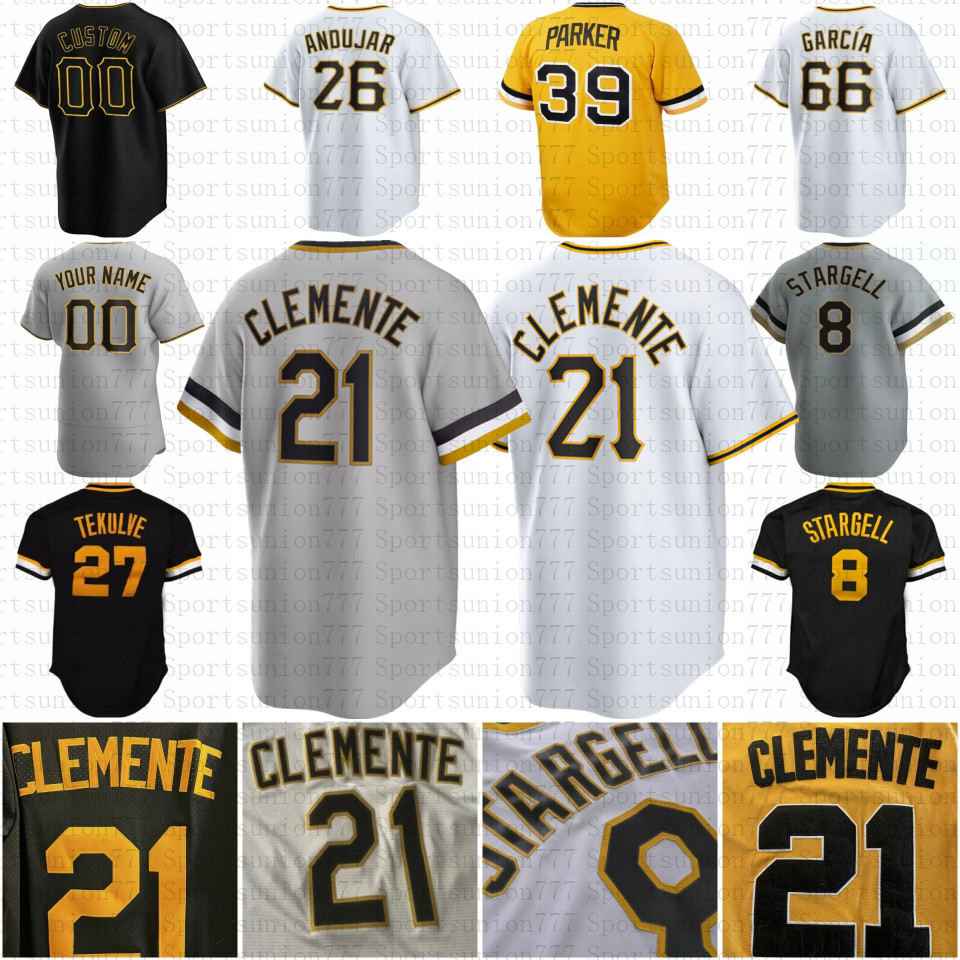 21 Roberto Clemente Custom Baseball Jersey Barry Bonds Oneil Cruz Ke'Bryan Hayes McCutchen Bryan Reynolds David Bednar Carlos Santana Joe Hedges Marcano Ji-hwan Bae, Mens
21 Roberto Clemente Custom Baseball Jersey Barry Bonds Oneil Cruz Ke'Bryan Hayes McCutchen Bryan Reynolds David Bednar Carlos Santana Joe Hedges Marcano Ji-hwan Bae, Mens
