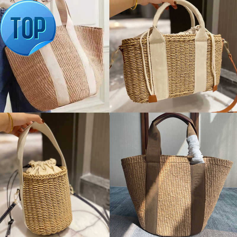 Drawstring 44colors Large Small Woody beach Basket Straw bag weaving fashion womens luxurys designer summer plaited shoulder bags woman handbag buckH
Drawstring 44colors Large Small Woody beach Basket Straw bag weaving fashion womens luxurys designer summer plaited shoulder bags woman handbag buckH
