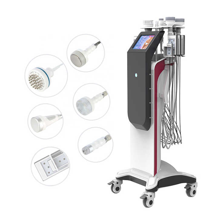 Professional 6 in 1 cavitation 80K 40k ultrasonic S shape cavitation 80K vacuum rf body slimming machine For beauty salons