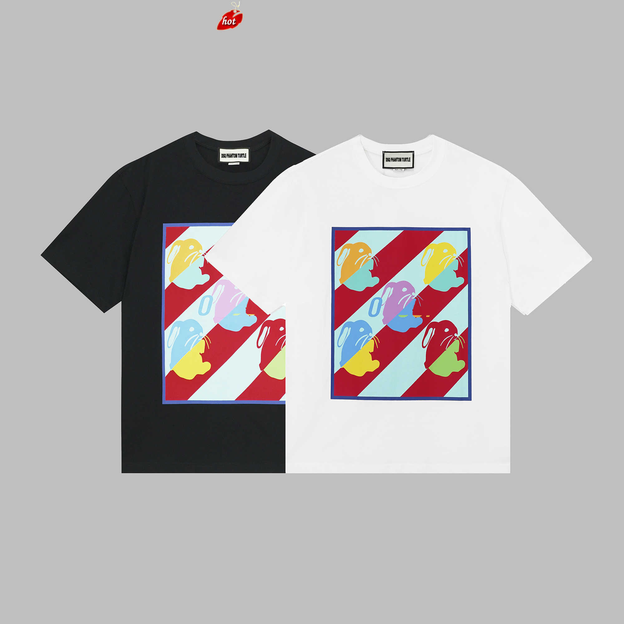 Men's T-Shirts Men's Black White Bunny Print Cotton Jersey T-shirt 68636 dsquare 2 d2 dsqs dsq2s 6FAK
Men's T-Shirts Men's Black White Bunny Print Cotton Jersey T-shirt 68636 dsquare 2 d2 dsqs dsq2s 6FAK