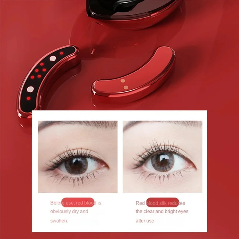 Eye Massager EMS Electric Compress Anti Aging Anti Wrinkle Removes Dark Circles and Fine Lines Protection Beauty Device 231115
