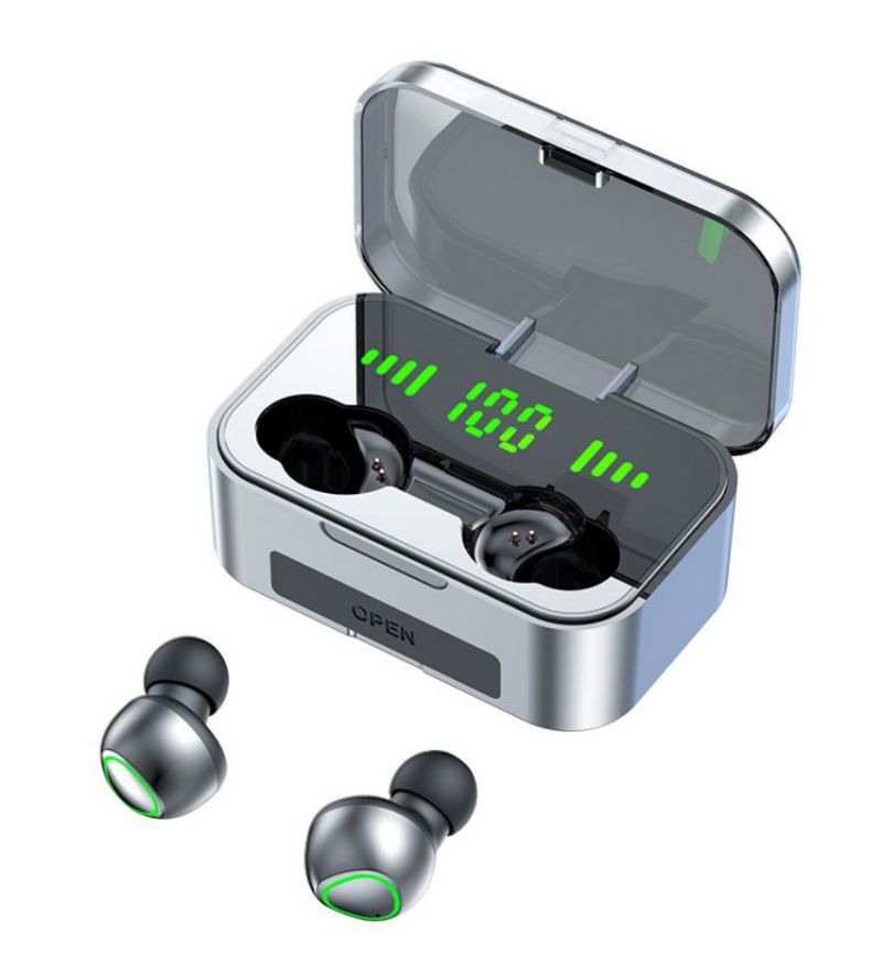 TWS Bluetooth headphone Wireless Earphone In-ear Earphone Sport Earphone YD02 Model Two Earbuds with built-in Microphone LED display high Quality Head