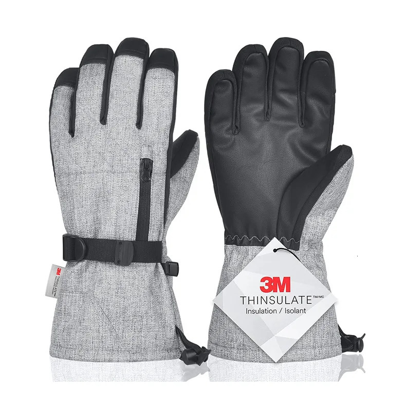 Ski Gloves Waterproof Snowboard Touchscreen Outdoo Mitten 3 M Thinsulate Snow Motorcycle 231114