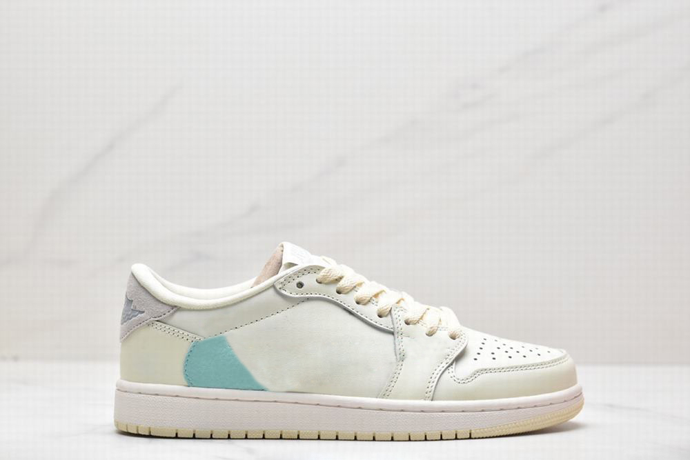 Cream Travis 1 Custom Basketball Shoes Scotts Low Men Women Adorn Teal Blue 1s Sneaker
Cream Travis 1 Custom Basketball Shoes Scotts Low Men Women Adorn Teal Blue 1s Sneaker