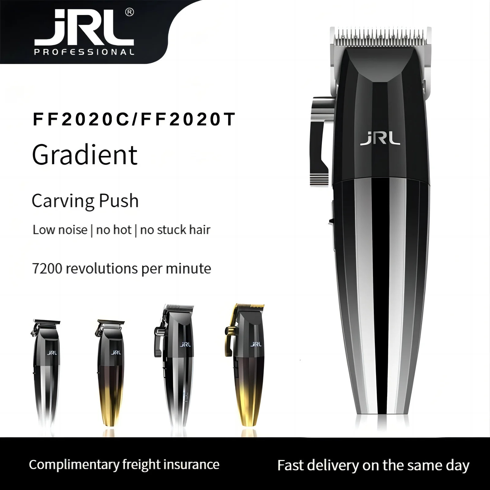 Hair Trimmer JRL c Professional Clippers t For Men Cordless Haircut Machine Barbers Electric Gradient 231115
