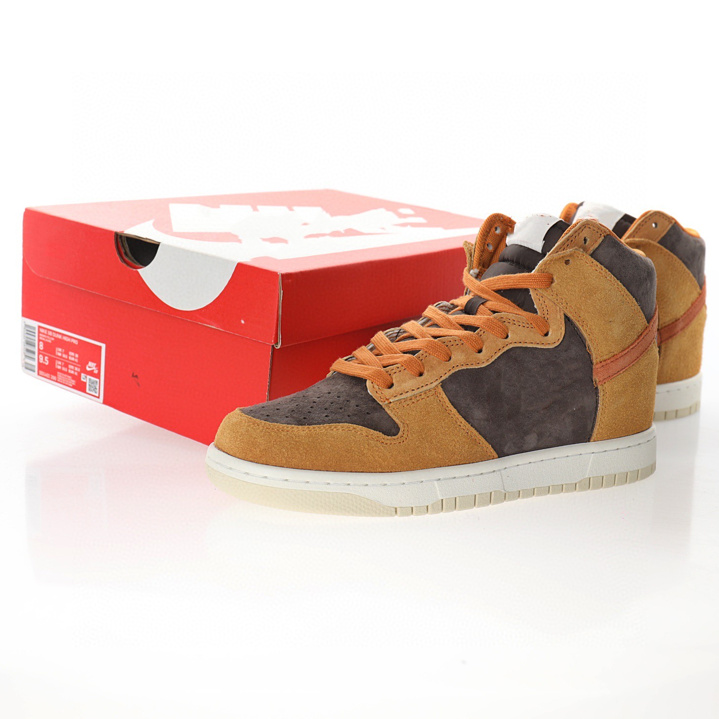 Basketball Shoes SB Dunks High PRM Dark Russet OG Rte Designer Outdoor Shoes Sneaker Sports With Original Box