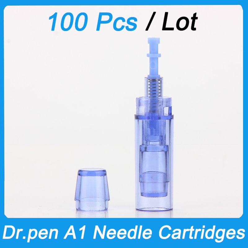 100Pcs Derma Pen Needle Cartridge Microneedling Machine Bayonet Dr Pen Ultima A1 Replace Head 9 12 24 36 42 Pin Nano 3D 5D MTS Tips Dermapen Meso Ther