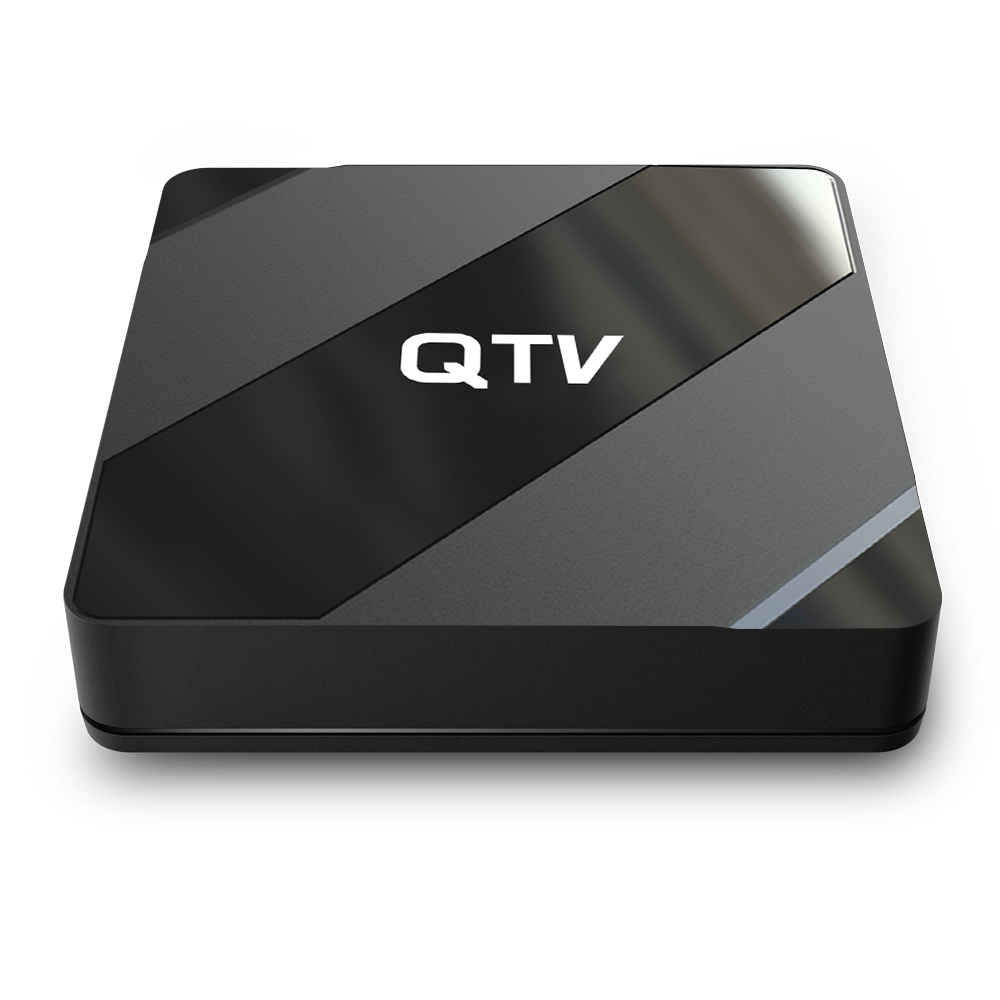 Stock in France QTV X5 Android 10.0 TV Box Allwinner H616 2GB 8GB 2.4G 5G WiFi 4k OTT Media dual wifi BT VOICE REMOTE