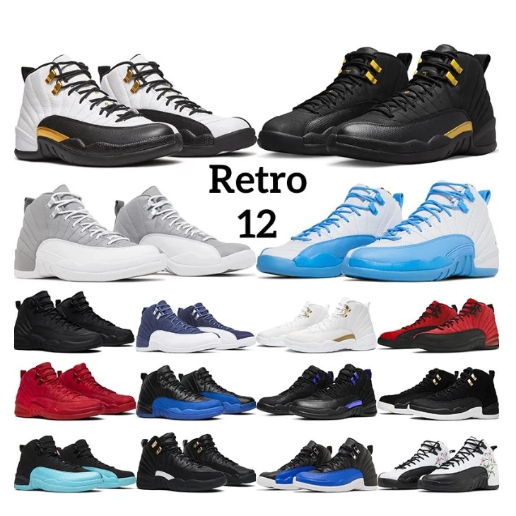 Jumpman 12 Men Basketball Shoes Retro Jordens 12s cherry A Ma Maniere Black White Field Purple Eastside Golf CNY Taxi Dark Concord Flu Game Royalty Trainer Sneakers
Jumpman 12 Men Basketball Shoes Retro Jordens 12s cherry A Ma Maniere Black White Field Purple Eastside Golf CNY Taxi Dark Concord Flu Game Royalty Trainer Sneakers