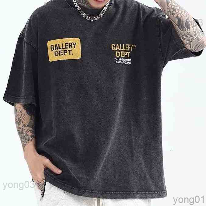 t Shirts Mens Galleryes Designer Fashion European Retro Alphabet Printing Washed Old Couple Short Sleeve Trendy High Street Hip Hopwpbp, Black
t Shirts Mens Galleryes Designer Fashion European Retro Alphabet Printing Washed Old Couple Short Sleeve Trendy High Street Hip Hopwpbp, Black