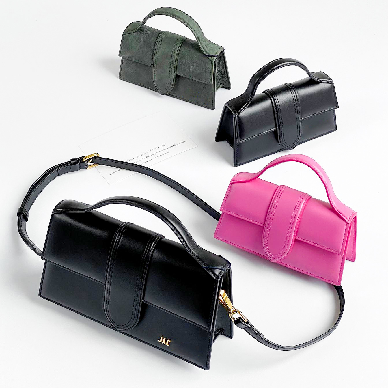 Fashion jacquem Le Bambino baguette tote Bag Leather Luxury envelope Shoulder womens mens Designer Wallet sling handbag gym Crossbody clutch toiletry vanity Bags, Black
Fashion jacquem Le Bambino baguette tote Bag Leather Luxury envelope Shoulder womens mens Designer Wallet sling handbag gym Crossbody clutch toiletry vanity Bags, Black