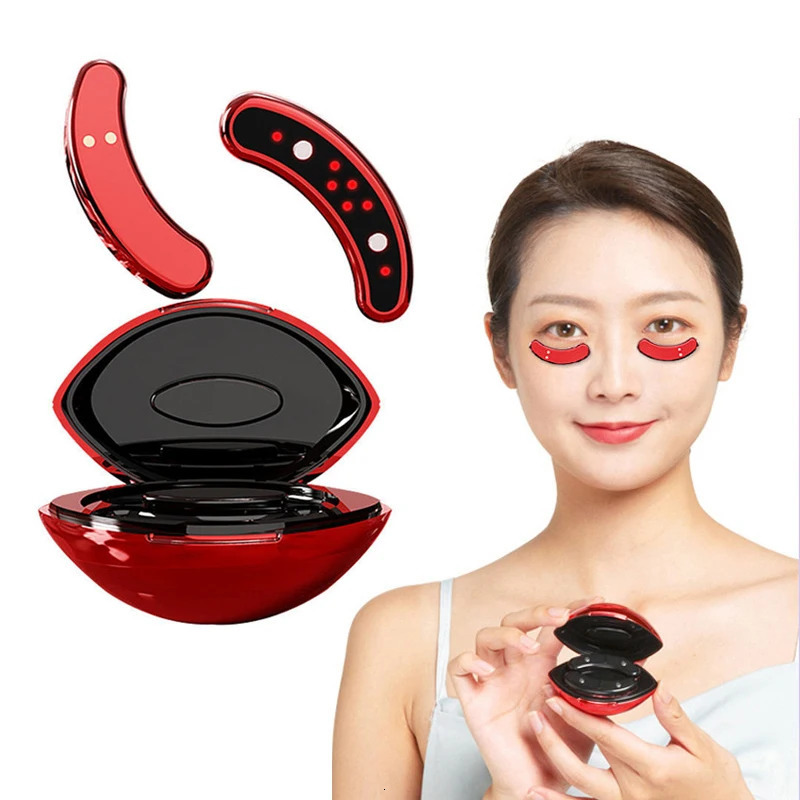 Eye Massager EMS Electric Compress Anti Aging Anti Wrinkle Removes Dark Circles and Fine Lines Protection Beauty Device 231115