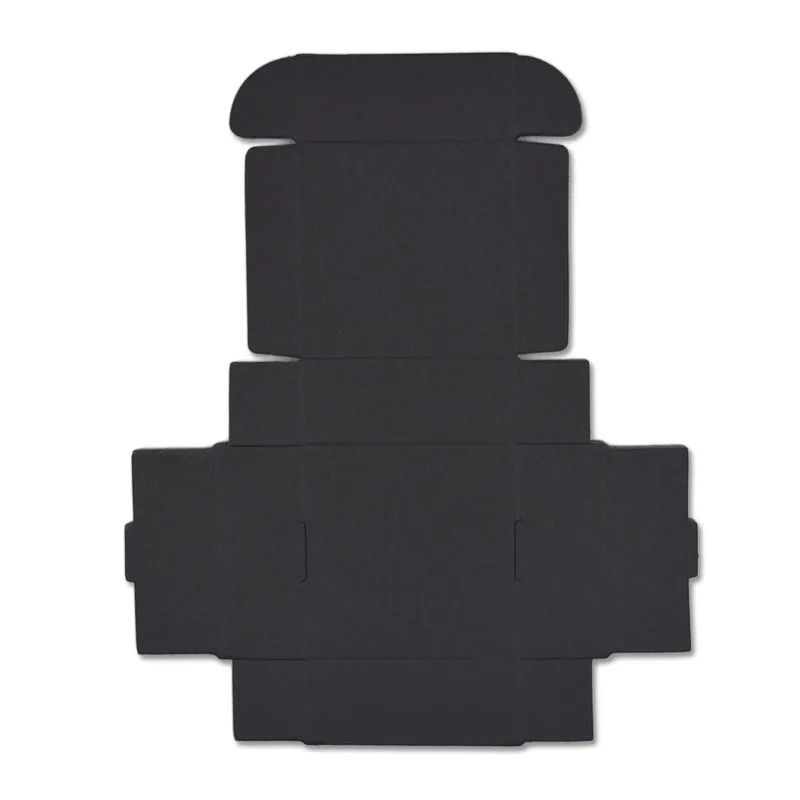 Jewelry Boxes 50pcs 29 Sizes Cardboard Paper Black Gift Box Small Carton Paper Packaging Jewelry Box Craft Present Carton Box For Soap Packing 231115