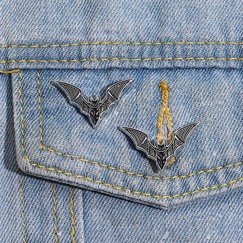 Black Bat Enamel Pin Badge Brooch Jewelry Custom Punk Animal Gift Backpack Sweater Friends Children Gift Wholesale, As picture
Black Bat Enamel Pin Badge Brooch Jewelry Custom Punk Animal Gift Backpack Sweater Friends Children Gift Wholesale, As picture