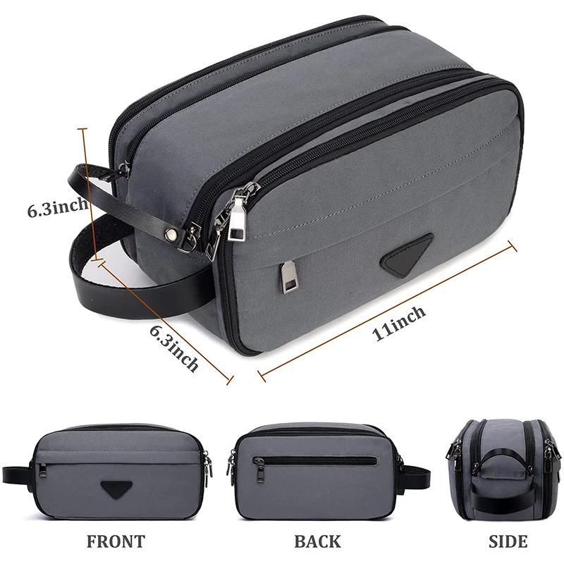 Cosmetic Bags Cases Travel Organizer Business Toiletry Bag Waterproof Shaving Dopp Kit for Men Women Shower Bathroom Makeup Organizer Handbag 231115