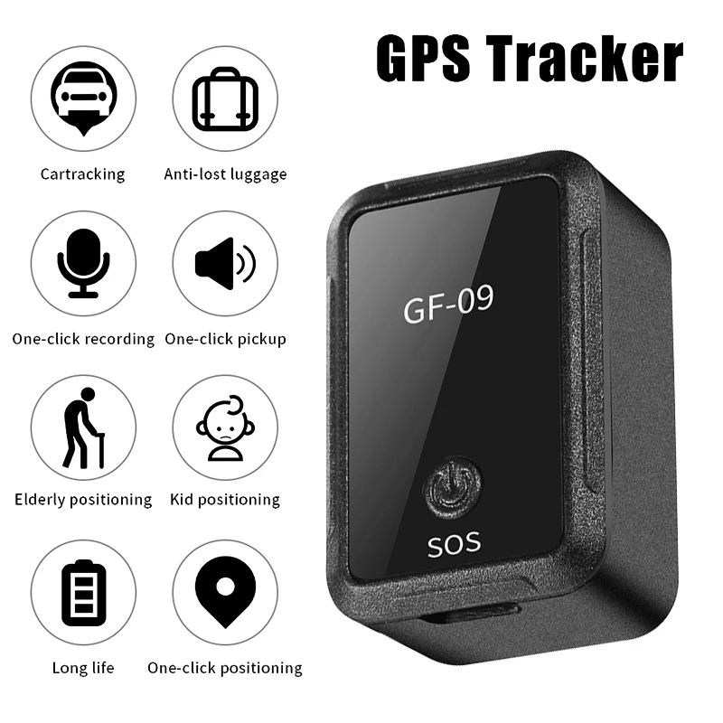 Mini Car GPS Tracker Device Anti-Lost Alarm Theft Location Tracker Locator Real Time Tracking Locator Remote Control Tracking Monitor