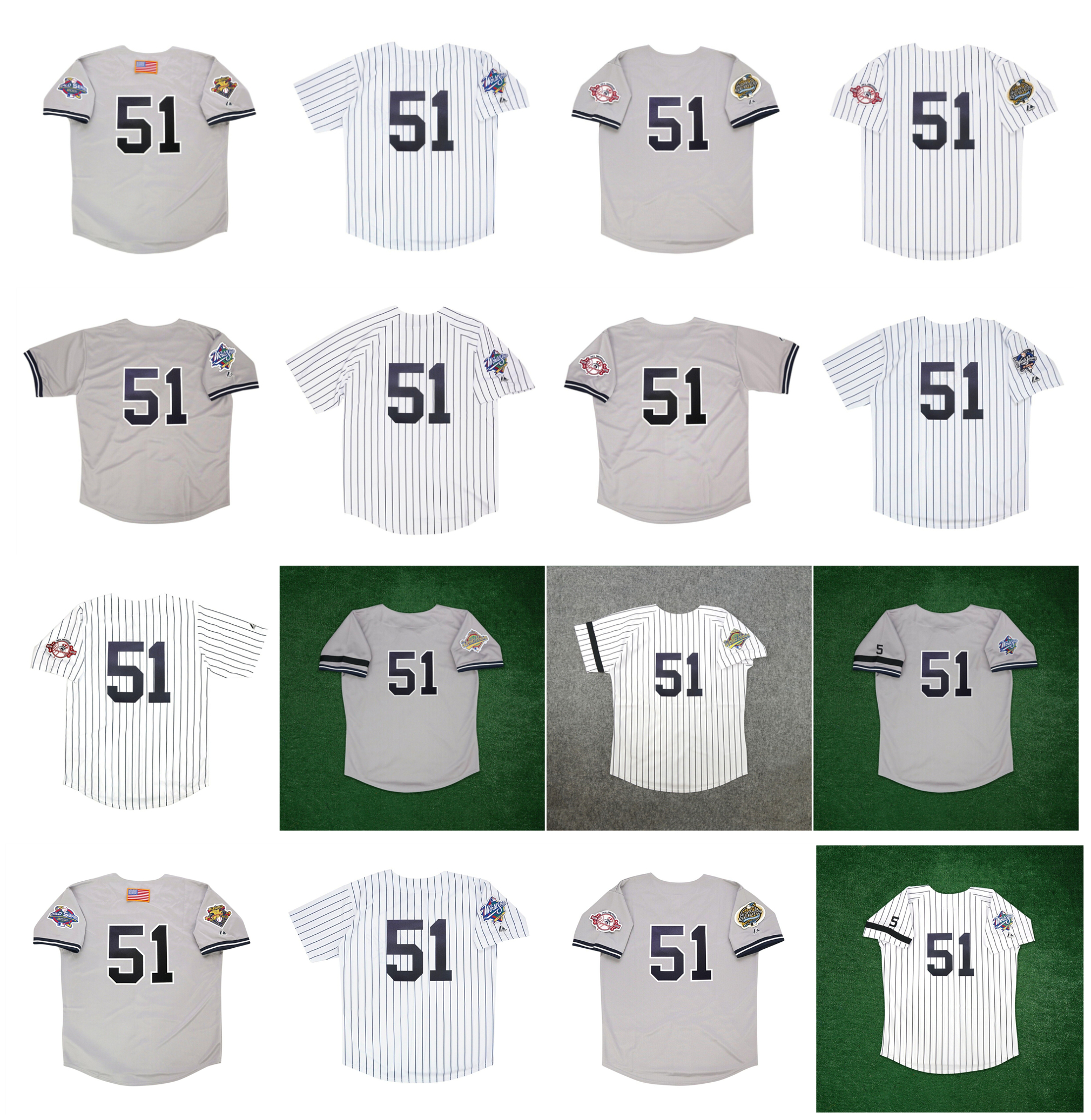 Yankees Bernie Williams World Series New Baseball Jerseys York CC Sabathia 1996 2001 1999 1998 2000 2003 2009 Grey White Size S-4XL, As pic
Yankees Bernie Williams World Series New Baseball Jerseys York CC Sabathia 1996 2001 1999 1998 2000 2003 2009 Grey White Size S-4XL, As pic