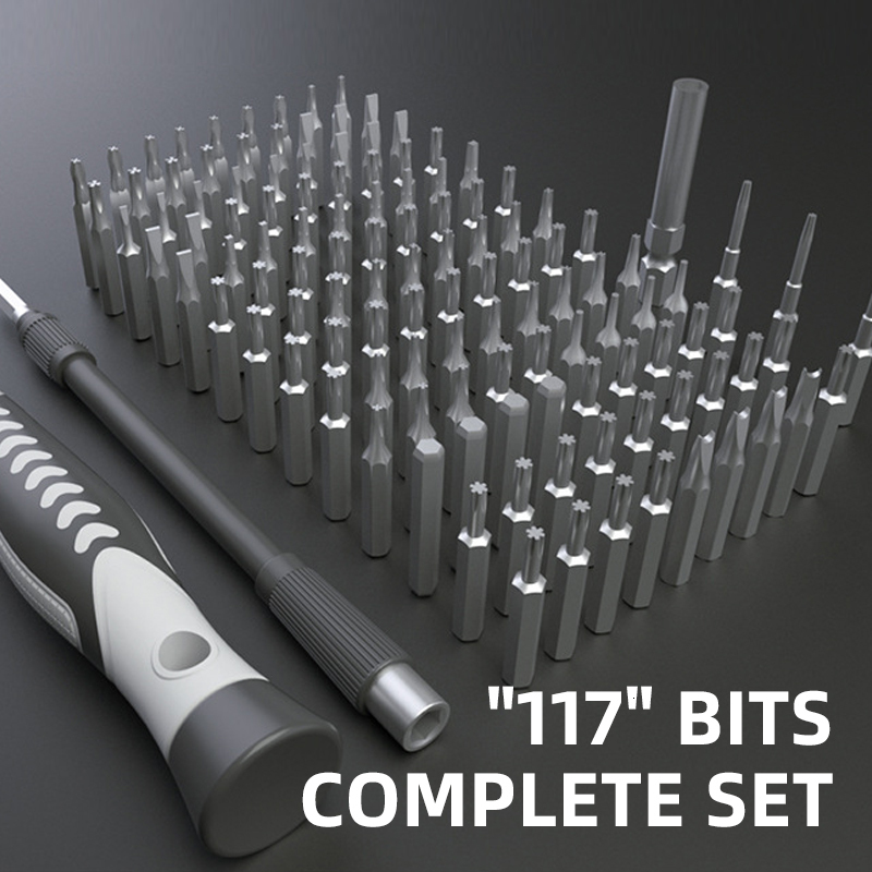 Screwdrivers ONENUM 132/130/117/45 In 1 Screwdriver Set Magnetic Torx Precision Screw Bits Multifunction Combinational Tool Kit Repair Tools 230414