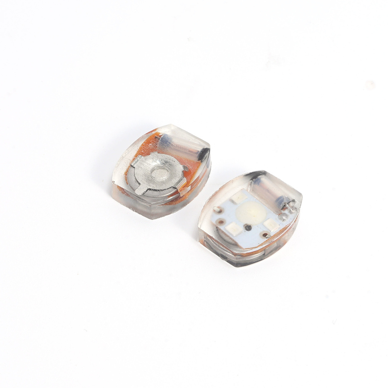 100Pcs Shoe Light Movement Electronics Lamp Accessories Vibrating Light Hole Shoes Lamp Parts DIY LED Glittering Decorations D2.0