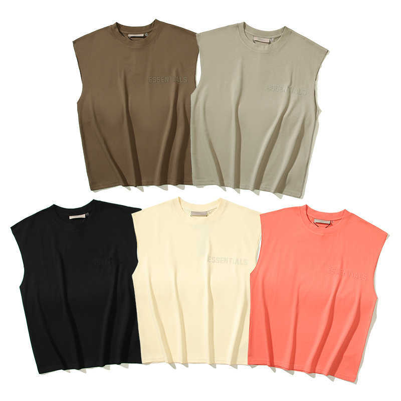 ESS Tees T-Shirts fashion clothing FEARs OF GOD FOG Summer New Flocking Letter Printing Loose Sleeveless Tank Top Men's Basketball Inner Wear Sweetheart T-shirt, Coffee
ESS Tees T-Shirts fashion clothing FEARs OF GOD FOG Summer New Flocking Letter Printing Loose Sleeveless Tank Top Men's Basketball Inner Wear Sweetheart T-shirt, Coffee