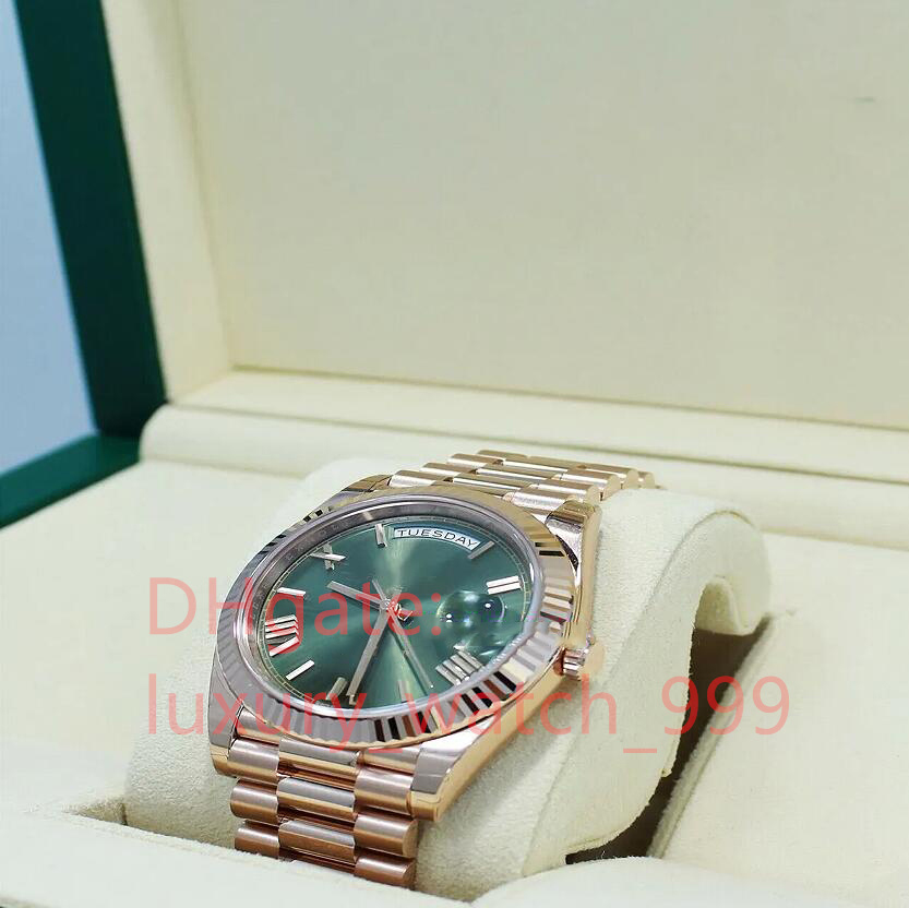 2023 Watch Luxury Fully automatic mechanical 3255 movement Wristwatch BRAND New President 40mm Day-Date 228235 18K Rose Gold Green Dial Watch, Blue
2023 Watch Luxury Fully automatic mechanical 3255 movement Wristwatch BRAND New President 40mm Day-Date 228235 18K Rose Gold Green Dial Watch, Blue