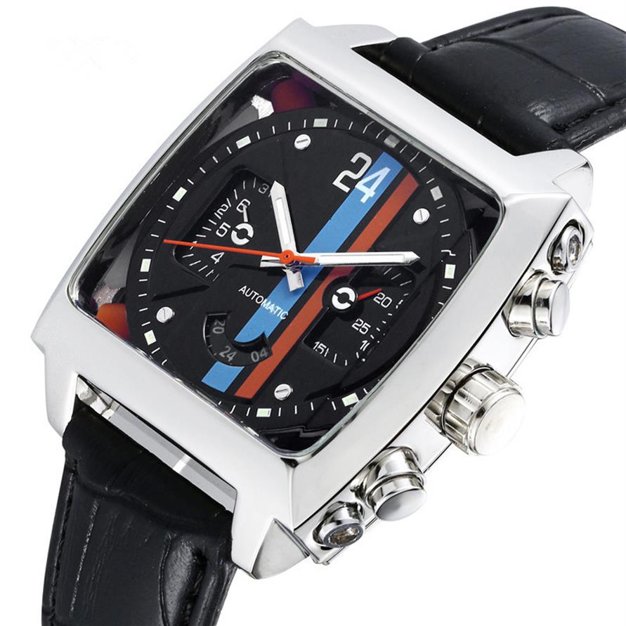 On Top Business Automatic mechanical Men Watch Square Monaco Series Watches Mens Famous Sports Wristwatch Man Clock Relogio M278C
On Top Business Automatic mechanical Men Watch Square Monaco Series Watches Mens Famous Sports Wristwatch Man Clock Relogio M278C