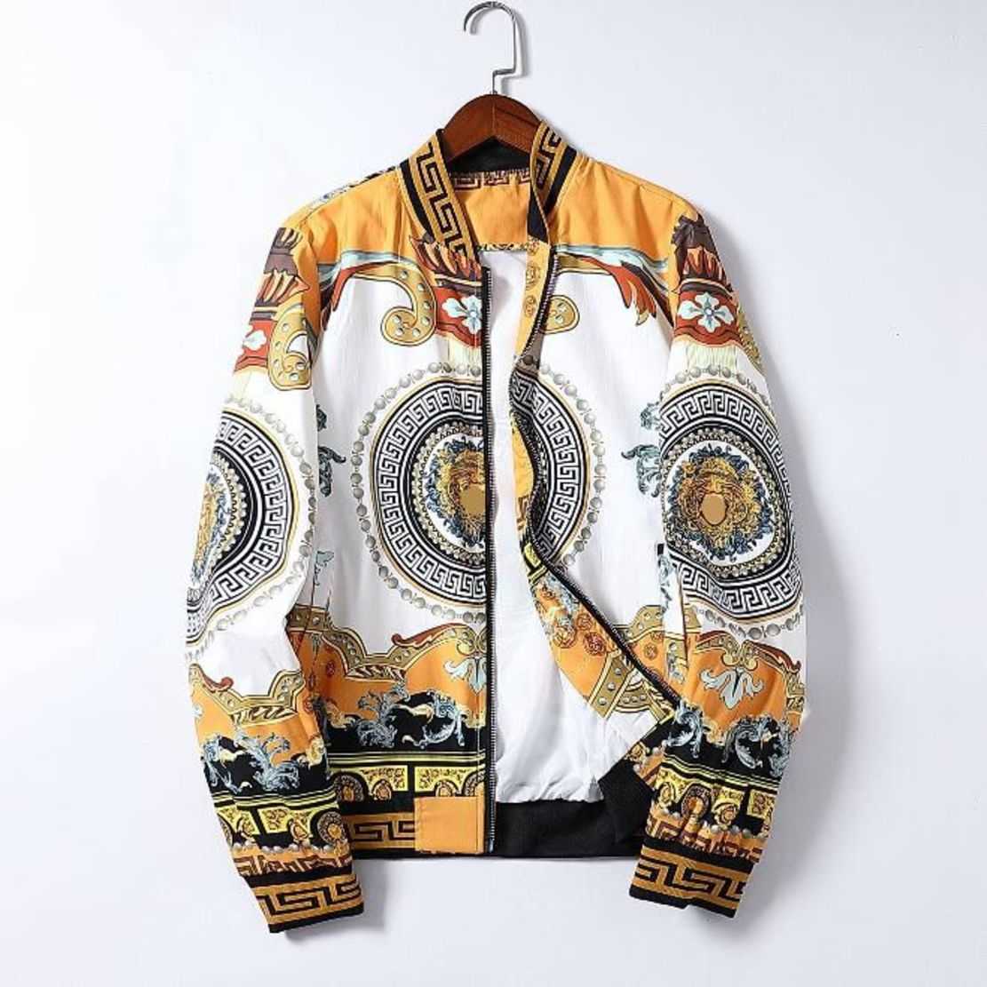 Letter Versage vercace Animal Fashion Designer Jackets With Long Sleeve Zipper Mens Hoodie Clothing Flower Pattern Coat Plus Size X8ZY, Yellow
Letter Versage vercace Animal Fashion Designer Jackets With Long Sleeve Zipper Mens Hoodie Clothing Flower Pattern Coat Plus Size X8ZY, Yellow