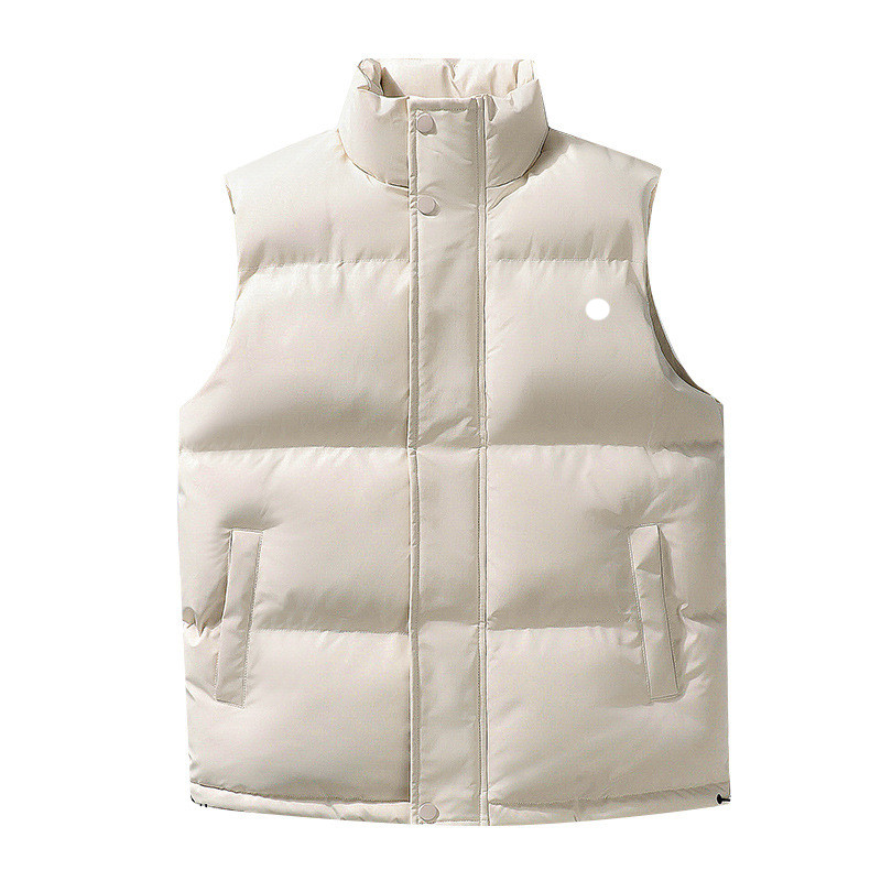 Men Puffer Down Jacket Vest Autumn Winter Warm Waistcoat Sleeveless Stand Collar Double Sided Outwear Jacket Vests Fashion Streetwear LLLM1108
