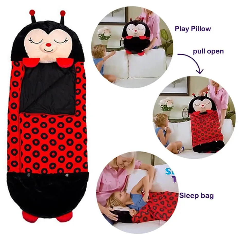 Sleeping Bags Children s Bag Kids Cartoon Animal Blanket Sleepsacks Anti kick Quilt Plush Doll Pillow Baby Sleep Sack For Boys Girls 231116