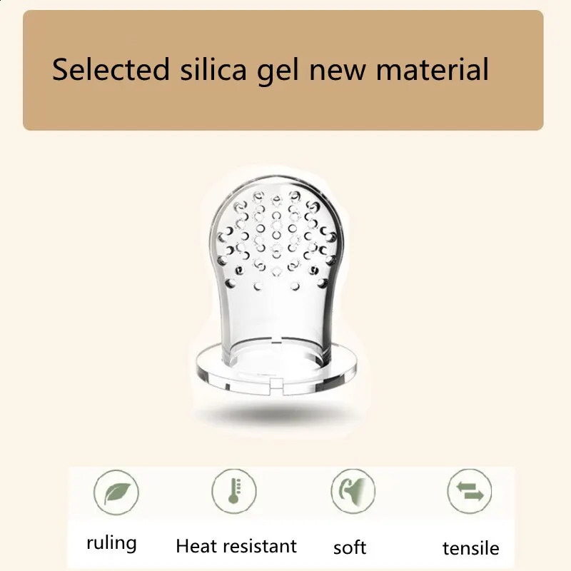 Bottle Warmers Sterilizers Silicone Fresh Food Nibbler Baby Feeder Kids Boy Girl Fruit Nipples Feeding Safe Infant Supplies Nipple Soother Bottles 231