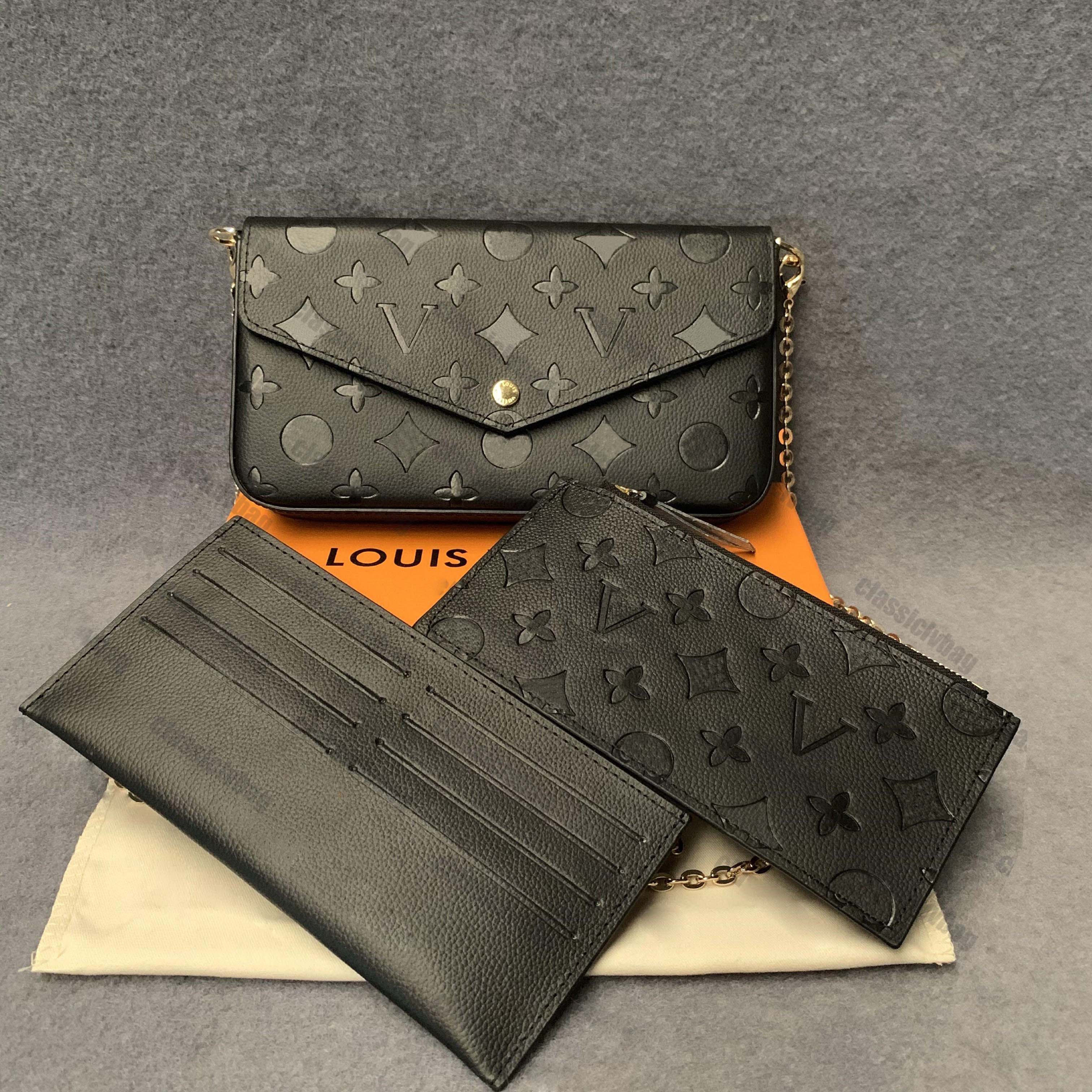 3 pcs/set favorite multi pochette accessories women Crossbody Purse Messenger bags Handbags Flowers designer shoulder lady Leather with box M61276, Invoices (are not sold separately
3 pcs/set favorite multi pochette accessories women Crossbody Purse Messenger bags Handbags Flowers designer shoulder lady Leather with box M61276, Invoices (are not sold separately