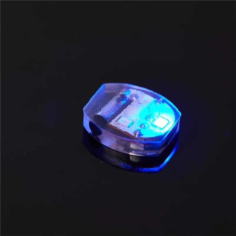 100Pcs Shoe Light Movement Electronics Lamp Accessories Vibrating Light Hole Shoes Lamp Parts DIY LED Glittering Decorations D2.0