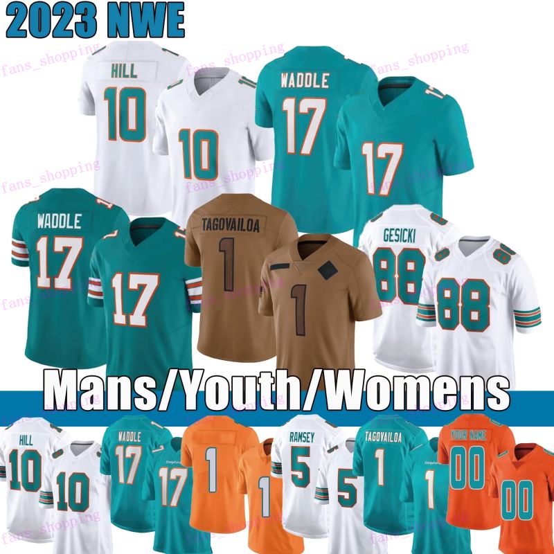 Tyreek Hill Tua Tagovailoa Jaylen Waddle Football Jersey Ramsey Bradley Chubb Dan Marino Devon Achane Jevon Holland Jaelan Phillips Raheem Mostert Braxton Berrios
