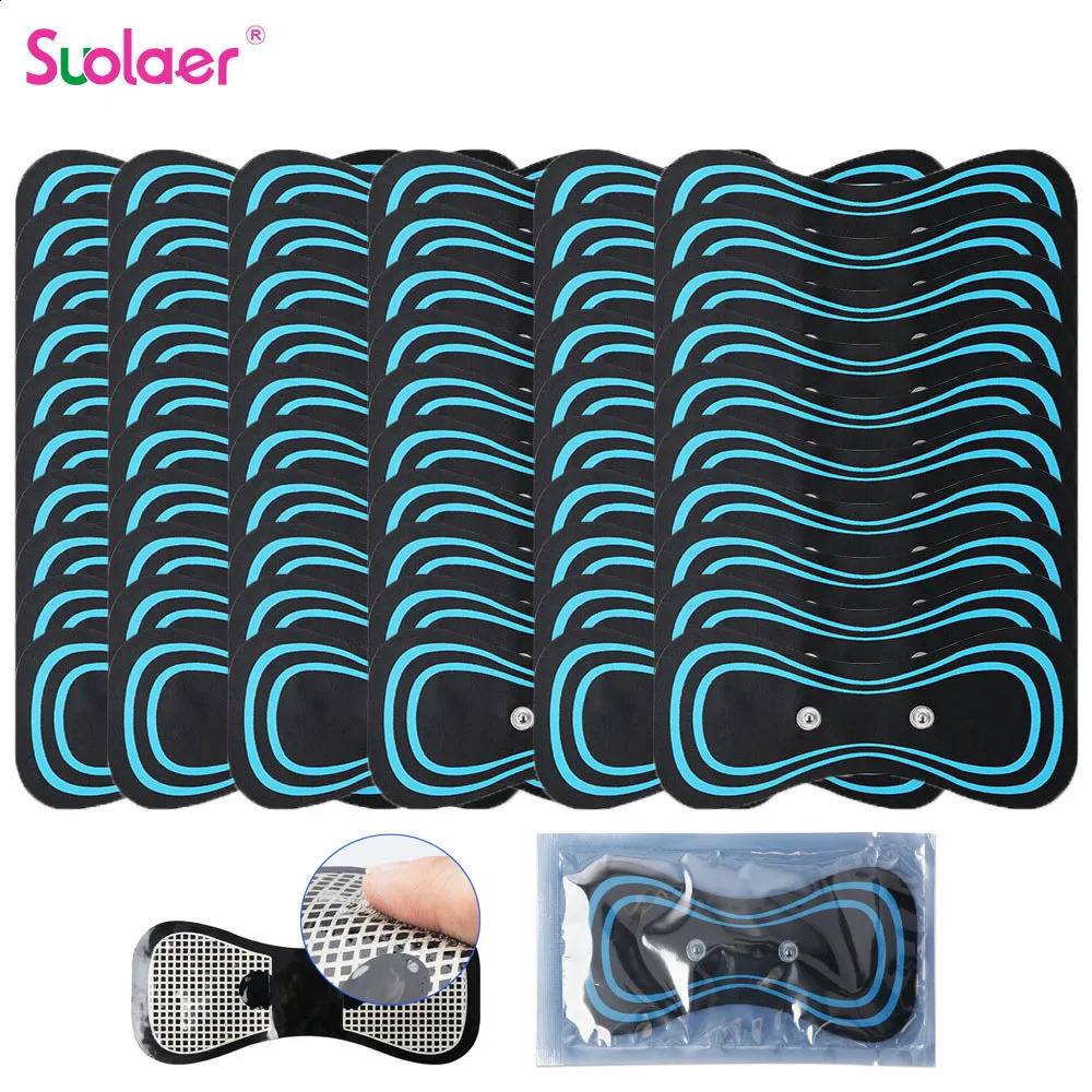 Massaging Neck Pillowws EMS Neck Stretcher Patch Back Massager Sticker Muscle Stimulation Pulse Patches Fitness Massagead Neck Body Pain Relief Tools 