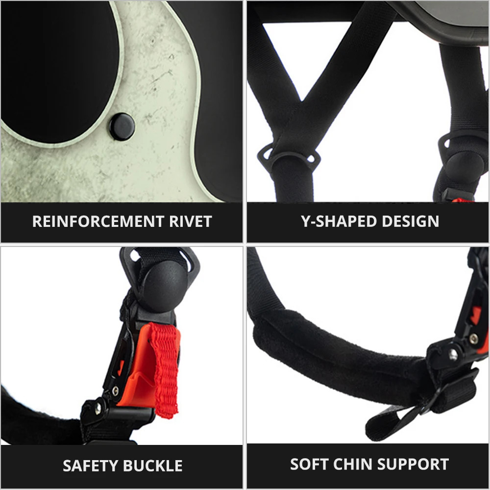 Cycling Helmets Retro Helmet Motorcycle German Vintage Moto Tactical Half Scooter Motorbike Men Women 231115