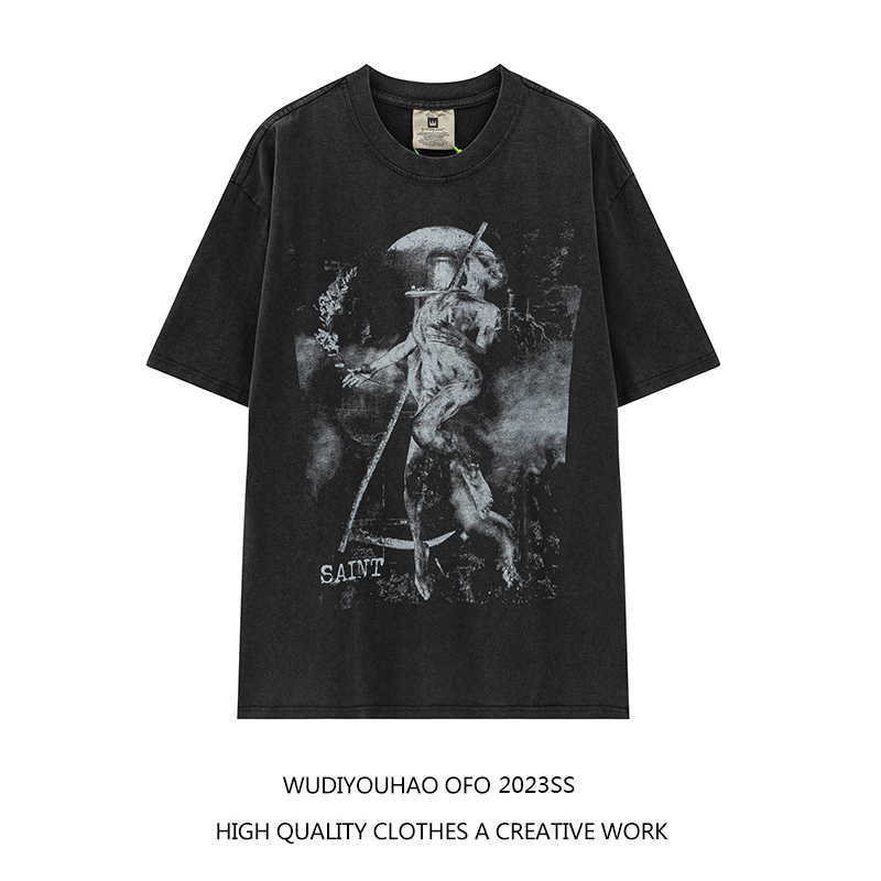 ESS Tees T-Shirts Luxury Designer fashion clothing FEARs OF GOD SAINT "Death Dance" Limited American Wash Loose Short Sleeve T-shirt for Mens Womens FOG High Street TEE, Black
ESS Tees T-Shirts Luxury Designer fashion clothing FEARs OF GOD SAINT "Death Dance" Limited American Wash Loose Short Sleeve T-shirt for Mens Womens FOG High Street TEE, Black