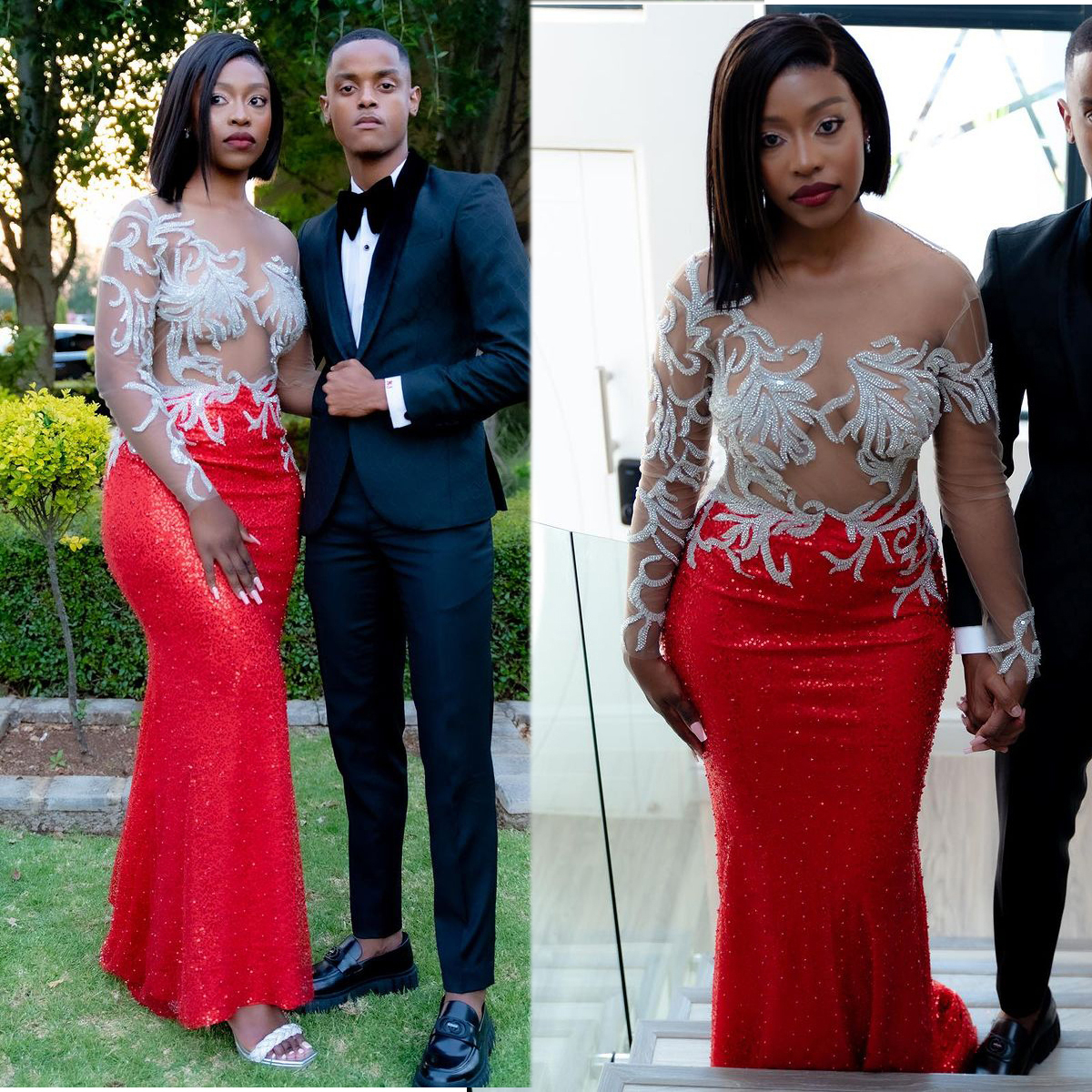 Vintage Sparkg Sequins Mermaid Prom Dresses Sheer Jewel Neck Long Sleeve Evening Gowns Saudi Arabic Formal Party Gown 6660305
