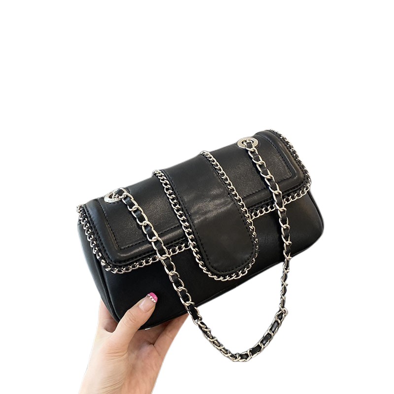 Handbag Luxury Designer Ladies Metal Chain Black Bag Clamshell Messenger Handbags Purse Shoulder Bags Female Casual Leather New One Shoulder Crossbody Bag 25 14 cm, 2##25x14cm
Handbag Luxury Designer Ladies Metal Chain Black Bag Clamshell Messenger Handbags Purse Shoulder Bags Female Casual Leather New One Shoulder Crossbody Bag 25 14 cm, 2##25x14cm
