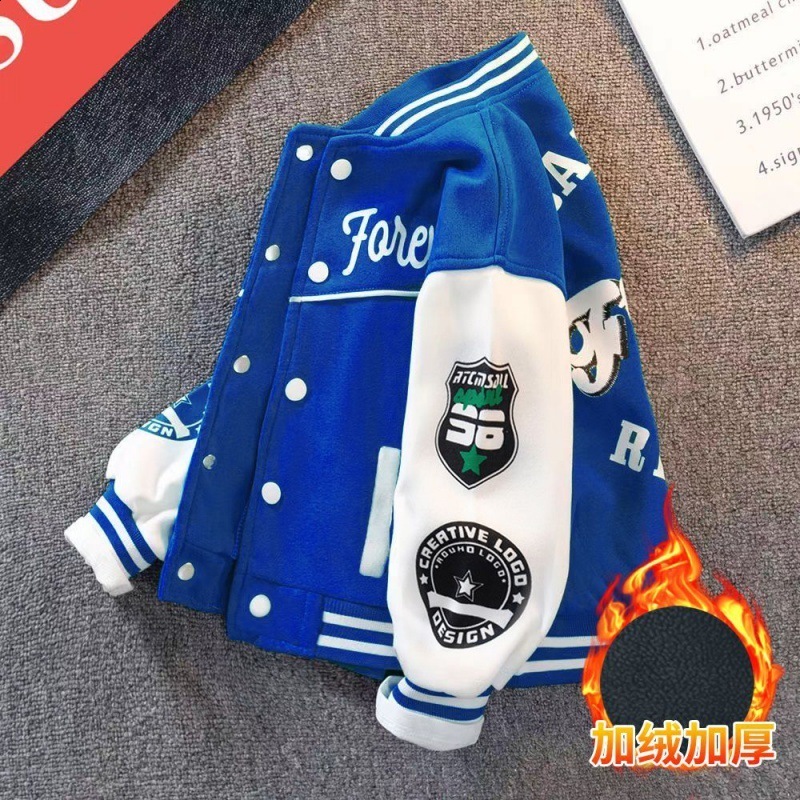 Jackets Autumn Winter Baseball Green Jacket Coat Kids Fashion Clothes For Teens Girls Boys Cardigan 4 To 12 Children Outwear Bomber 230731