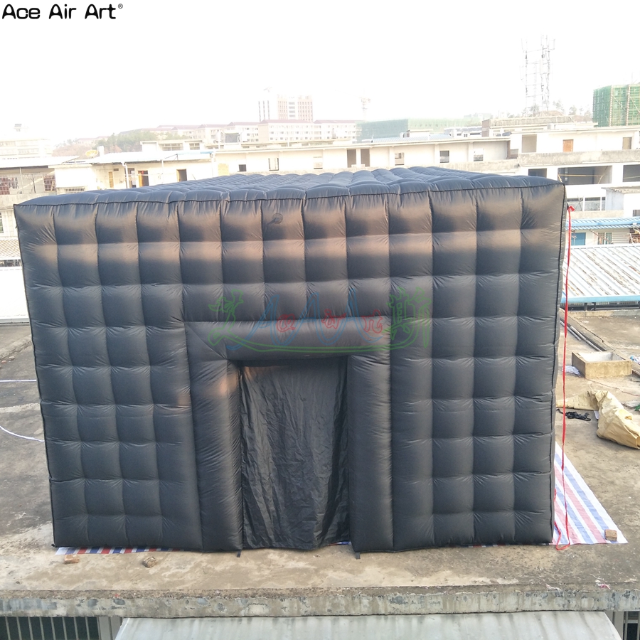 Accommodate 80 People Inflatable Projection Party Tent School Educational Cinema Tent with White Screen for Event