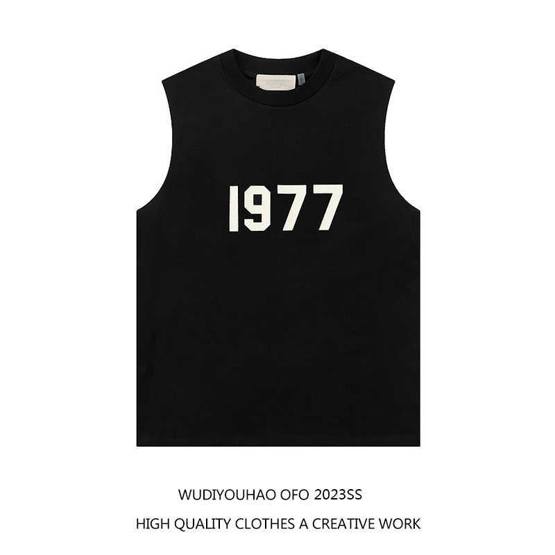 ESS Tees T-Shirts Luxury Designer fashion clothing FEARs OF GOD FOG ESSEN American 1977 Flocked Sleeveless T-shirt Tank Top High Street Men's, Dark gray
ESS Tees T-Shirts Luxury Designer fashion clothing FEARs OF GOD FOG ESSEN American 1977 Flocked Sleeveless T-shirt Tank Top High Street Men's, Dark gray